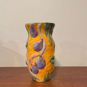 Nathalie LÉTÉ & Angele for Anthropologie nature floral  10” vase EUC